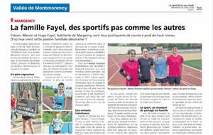 L'ACSAM à la une avec la famille FAYEL