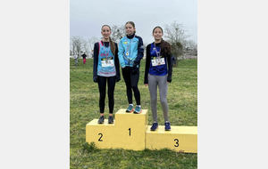 Manon Fayel vice championne du Val d'Oise de cross 2024