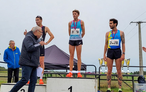 Thibault sur le podium