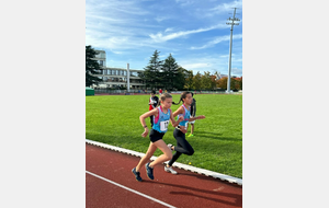 Pauline et Lou au 1000 mètres