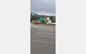 Mardi 15 avril 2025 début des travaux