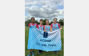 Nos champion du Val d'Oise relais mixte, Irvin, Marin, et Meriem !
