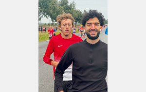 Ahmed et Thibault à l'échauffement !