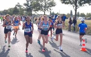 Julie LAGET cadette 21'21 qualifiée aux championnats de France