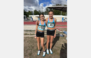 Alicia 6'55" 65 & Pauline 7'08''71 sur 2000 m temps de qualif aux chpts LIFA