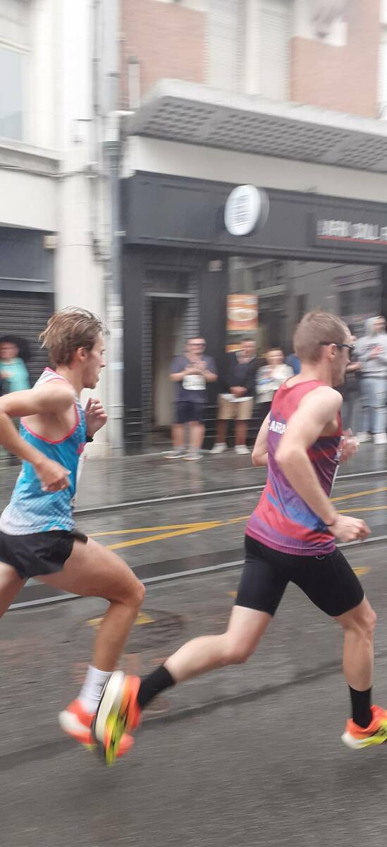 Record du club au 10 kilomètres d'ARRAS par Thibault