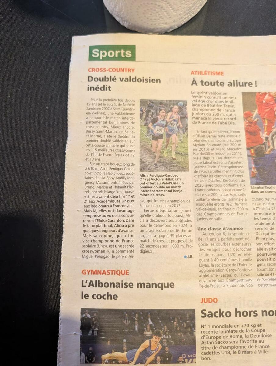 L'ACSAM devient chaque année un peu plus grand aux Championnats LIFA de cross