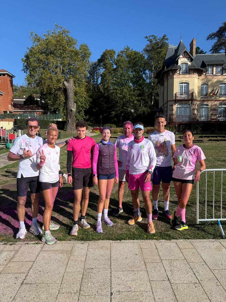 Présence de quelques athlètes de l'ACSAM à la Run Color Andilly