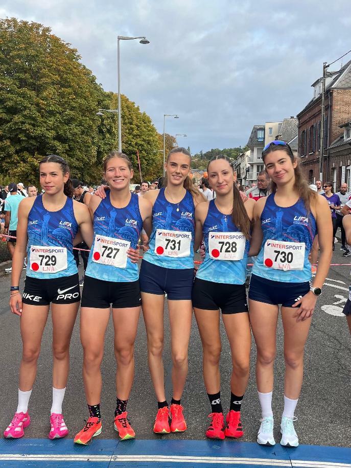 Sélection LIFA Manon Fayel match interligues 10 kilomètres junior à Evreux