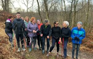 Cadeau du coach, dernière marche nordique en 2023 pendant les vacances d'hivers !