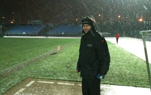 Fermeture du stade à cause de la neige 