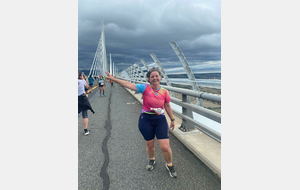 Course Eiffage Viaduc Millau 23,7 kms Valérie Chetelat 3h00'12''