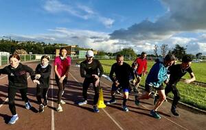 Vacances de la Toussaint entraînement demi-fond, attention pas d'entrainement le jeudi 31 octobre