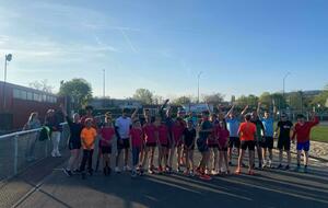 Dernier entraînement demi-fond sur notre ancienne piste