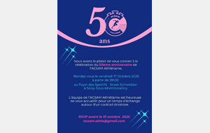 Jeudi anniversaire des 50 ans de l'ACSAM