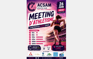 Meeting sur piste ACSAM Soisy Sous Montmorency