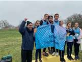 Le bonheur d'une belle victoire de nos benjamines devant deux grands clubs Cergy et l'EFCVO !