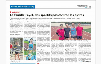 L'ACSAM à la une avec la famille FAYEL