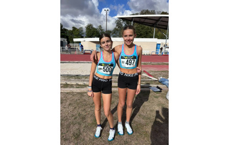 Alicia 6'55" 65 & Pauline 7'08''71 sur 2000 m temps de qualif aux chpts LIFA