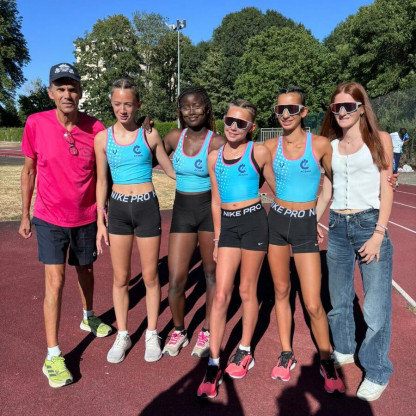 Championnats de France Dreux pointes d'Or & relais minimes