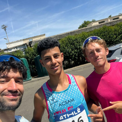 Championnats de France Dreux pointes d'Or & relais minimes
